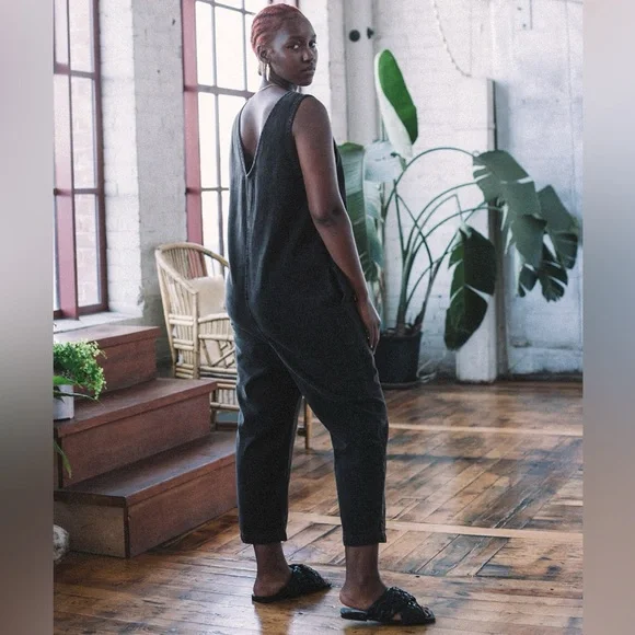 Aliya Wanek Noémie Jumper Stonewash Black (charcoal grey) Cotton size XS - Picture 3 of 11